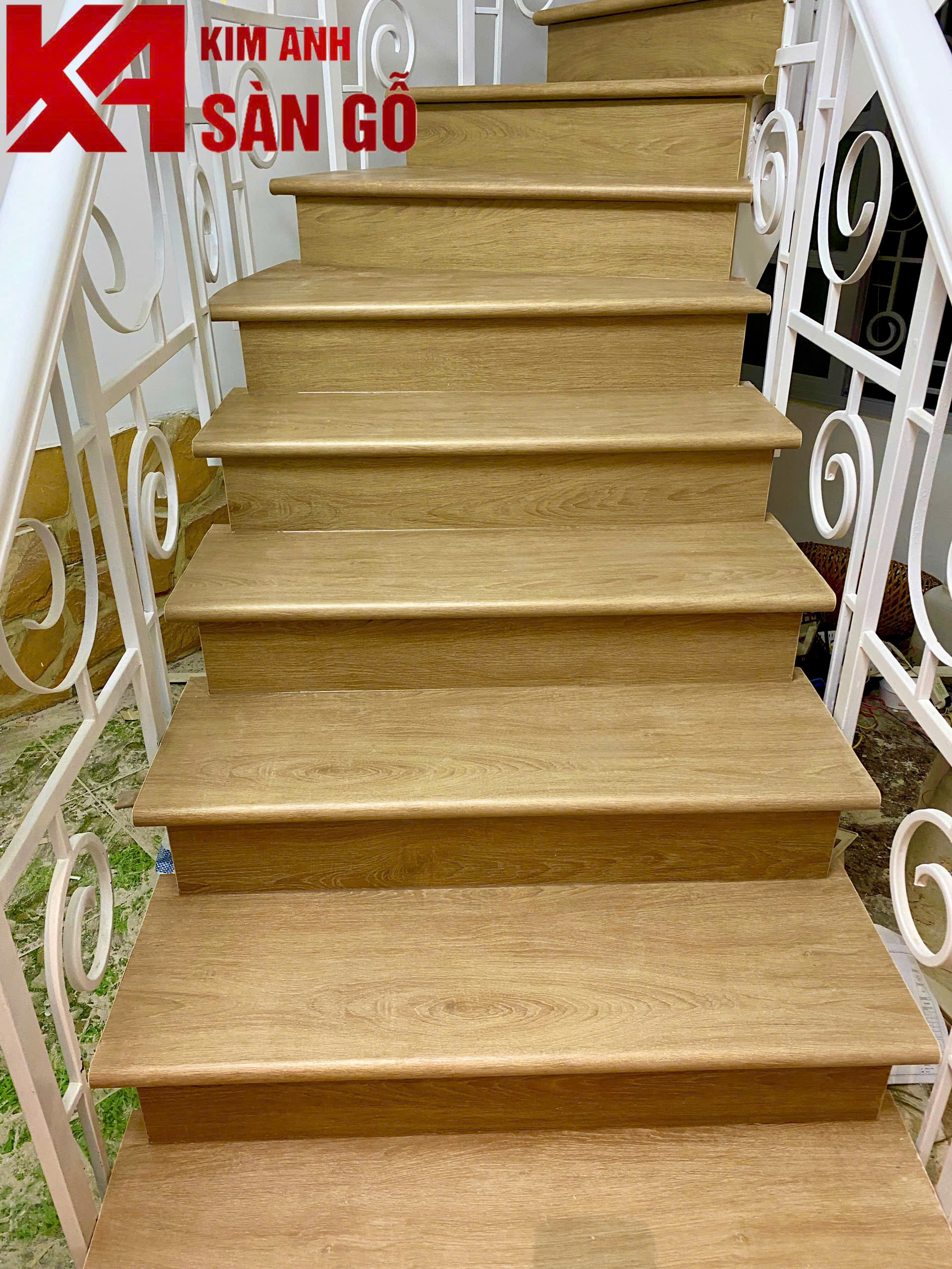 Mặt Bậc Cầu Thang Nhựa Giả Gỗ NCWood 6151-7